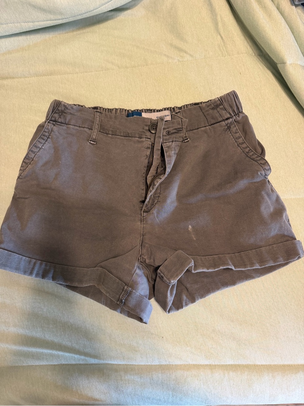 Old Navy High-Waist Cuffed Shorts - Brown